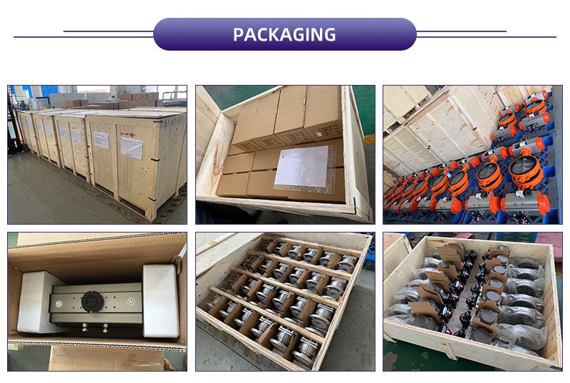Pneumatic Actuator 3PC Thread Ball Valve packaging