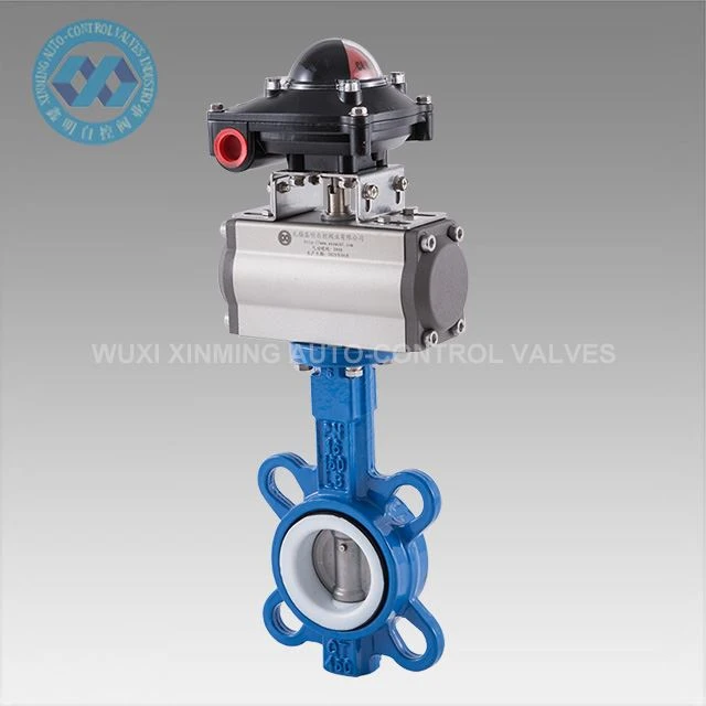 वायवीय Actuator वेफर तितली वाल्व