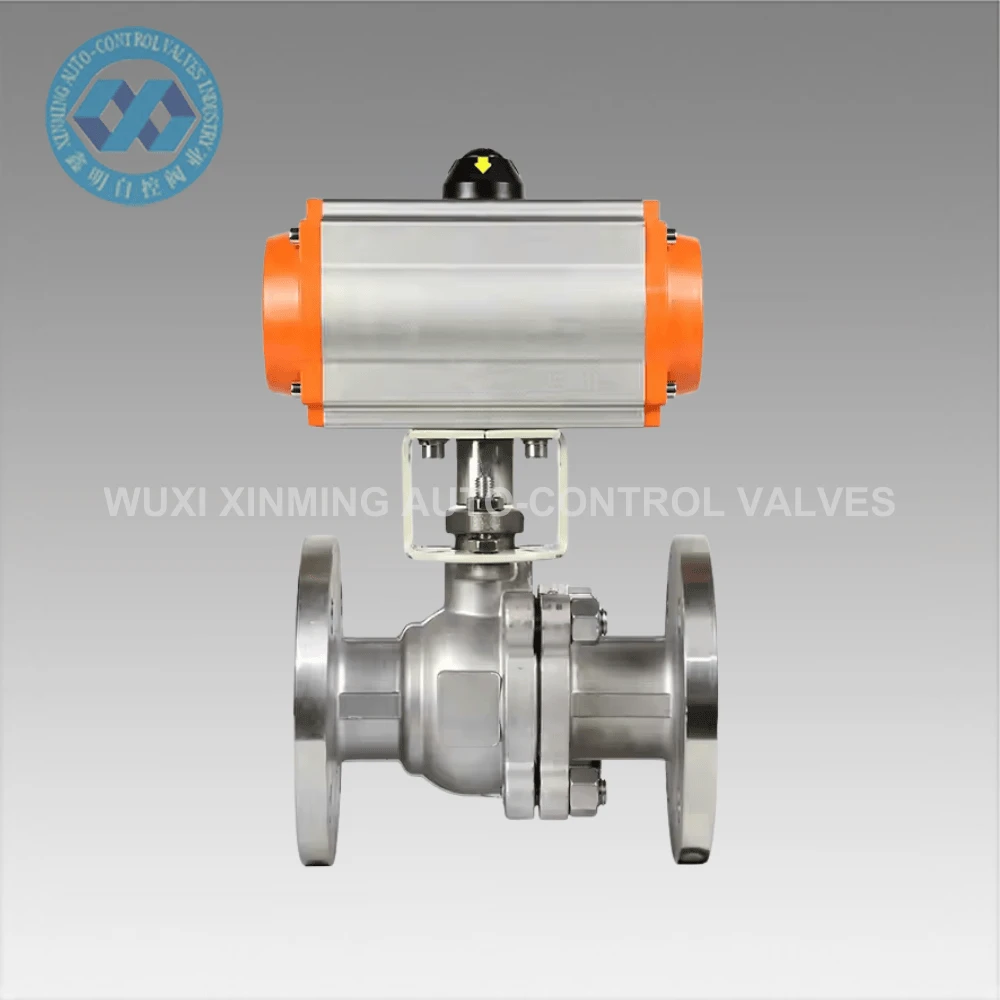वायवीय निकला हुआ किनारा गेंद वाल्व
